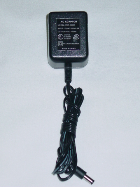 NEW AA35-09004 AC Adapter 9VAC 400mA 0.4A AA3509004